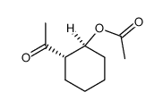 (1S,2S)-2-acetylcyclohexyl acetate结构式