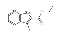 3-Methylselenolo[2,3-b]pyridine-2-carboxylic acid ethyl ester structure