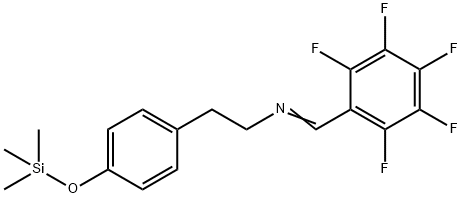 N-[(Pentafluorophenyl)methylene]-4-[(trimethylsilyl)oxy]benzeneethanamine结构式
