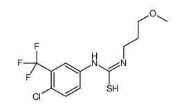 1-[4-chloro-3-(trifluoromethyl)phenyl]-3-(3-methoxypropyl)thiourea结构式