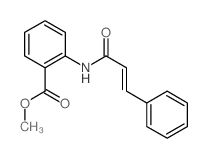 Benzoicacid, 2-[(1-oxo-3-phenyl-2-propen-1-yl)amino]-, methyl ester picture