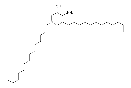 1-amino-3-[di(tetradecyl)amino]propan-2-ol结构式
