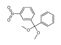 1-[dimethoxy(phenyl)methyl]-3-nitrobenzene Structure