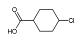 trans-4-chlorocyclohexane carboxylic acid结构式