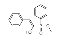 1-[methoxy(phenyl)phosphoryl]-2-phenylethenol结构式