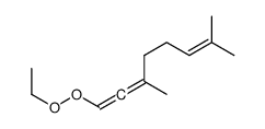 1-ethylperoxy-3,7-dimethylocta-1,2,6-triene Structure