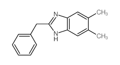 2-benzyl-5,6-dimethyl-1H-benzoimidazole Structure