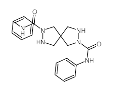 N~2~,N~7~-Diphenyl-2,3,7,8-tetraazaspiro[4.4]nonane-2,7-dicarboxamide Structure