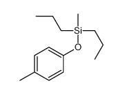 methyl-(4-methylphenoxy)-dipropylsilane结构式