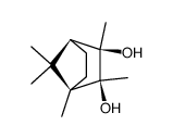 (+)-(1R,2S,3R,4S)-2-endo,3-endo-dimethyl-2-exo,3-exo-bornandiol结构式