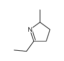 5-ethyl-2-methyl-3,4-dihydro-2H-pyrrole结构式