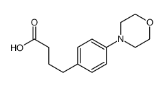 4-(4-morpholin-4-ylphenyl)butanoic acid结构式