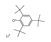 lithium 2,4,6-tri-tert-butylphenolate结构式