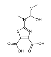 2-[methyl(methylcarbamoyl)amino]-1,3-thiazole-4,5-dicarboxylic acid Structure