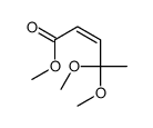 (Z)-4,4-Dimethoxy-2-pentenoic acid methyl ester structure