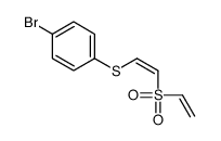 1-bromo-4-(2-ethenylsulfonylethenylsulfanyl)benzene结构式