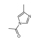 1-(4-methylimidazol-1-yl)ethanone结构式