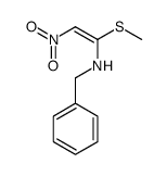 N-benzyl-1-methylsulfanyl-2-nitroethenamine结构式