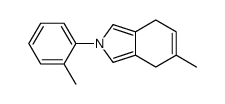 5-methyl-2-(2-methylphenyl)-4,7-dihydroisoindole结构式