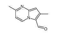 Pyrrolo[1,2-a]pyrimidine-6-carboxaldehyde, 2,7-dimethyl- (9CI) picture