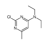 2-chloro-N,N-diethyl-6-methylpyrimidin-4-amine结构式