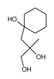 3-(1-hydroxycyclohexyl)-2-methylpropane-1,2-diol Structure