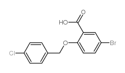 Benzoic acid,5-bromo-2-[(4-chlorophenyl)methoxy]- picture