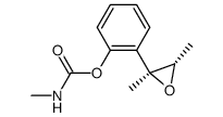 Methyl-carbamic acid 2-((2S,3R)-2,3-dimethyl-oxiranyl)-phenyl ester Structure