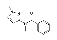 N-methyl-N-(2-methyltetrazol-5-yl)benzamide结构式