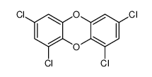 1,3,7,9-tetrachlorodibenzo-p-dioxin结构式