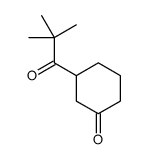 3-(2,2-dimethylpropanoyl)cyclohexan-1-one结构式