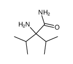 Butanamide,2-amino-3-methyl-2-(1-methylethyl)- structure
