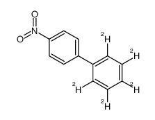 1,2,3,4,5-pentadeuterio-6-(4-nitrophenyl)benzene结构式