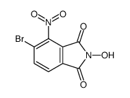 5-bromo-2-hydroxy-4-nitroisoindole-1,3-dione Structure