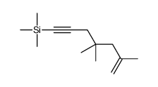 trimethyl(4,4,6-trimethylhept-6-en-1-ynyl)silane Structure