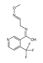 N-(2-methoxyiminoethyl)-4-(trifluoromethyl)pyridine-3-carboxamide结构式