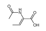 (Z)-α-N-acetylamino-2-butenoic acid Structure
