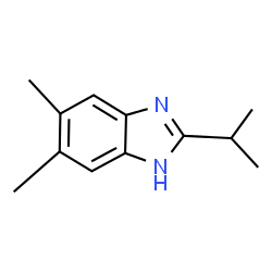 1H-Benzimidazole,5,6-dimethyl-2-(1-methylethyl)-(9CI)结构式