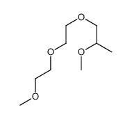 2-methoxy-1-[2-(2-methoxyethoxy)ethoxy]propane结构式