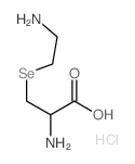 2-amino-3-(2-aminoethylselanyl)propanoic acid结构式