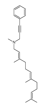 N-Methyl-N-(3-phenylpropan-2-ynyl)(3,7,11-trimethyl-2,6,10-dodecatrienyl)amine Structure