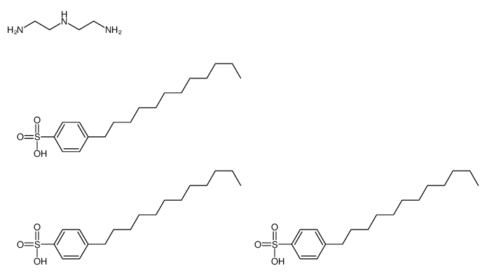 p-dodecylbenzenesulphonic acid, compound with N-(2-aminoethyl)ethylenediamine (3:1) picture