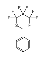 1,1,2,2,3,3,3-heptafluoropropylsulfanylmethylbenzene结构式