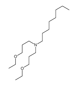 N,N-bis(3-ethoxypropyl)octan-1-amine Structure