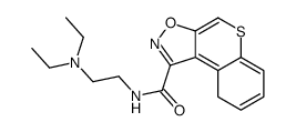 N-[2-(diethylamino)ethyl]-9H-thiochromeno[4,3-d][1,2]oxazole-1-carboxamide Structure