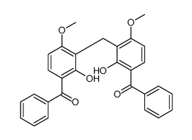 3,3''-Methylenebis(2-hydroxy-4-methoxybenzophenone) Structure