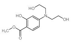 methyl 4-(bis(2-hydroxyethyl)amino)-2-hydroxy-benzoate Structure