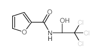 2-Furancarboxamide,N-(2,2,2-trichloro-1-hydroxyethyl)- Structure