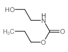 propyl N-(2-hydroxyethyl)carbamate structure