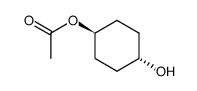 trans-1-Acetoxy-cyclohexanol-(4) Structure